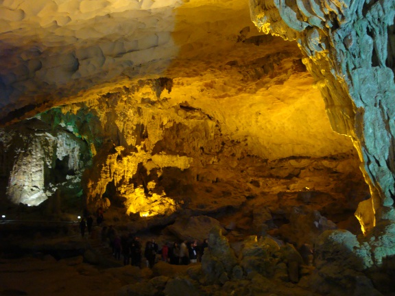 Inside the cave