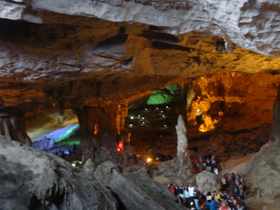 Inside the cave