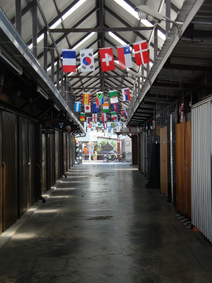 One of the covered areas by day