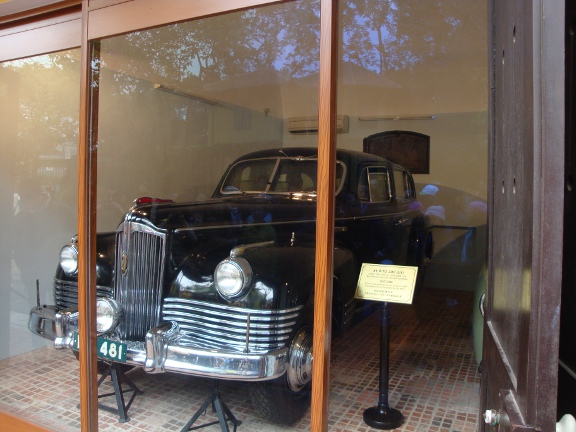 One of Ho Chi Minh's cars on display