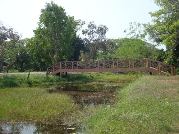 2nd bridge, with steep ramps either side