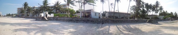 beach facilities for bathers were non-existent