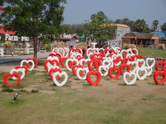 The whole park seemed to have a ‘Love’ theme going on.