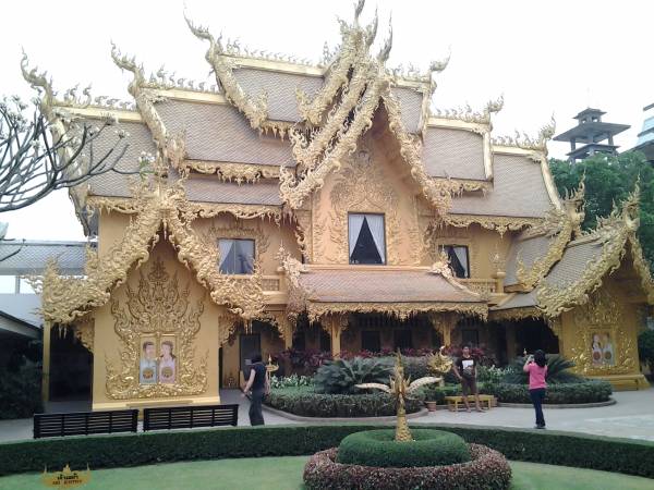 a Building at Wat Rong Khun