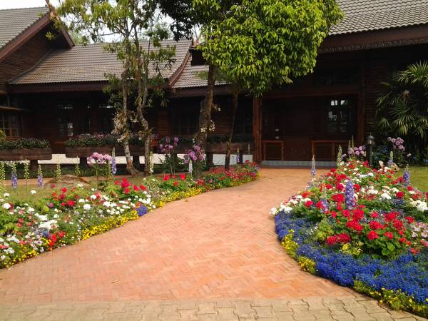 front entrance of residence