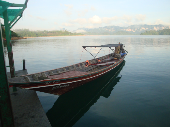 Our long tailed speedboat