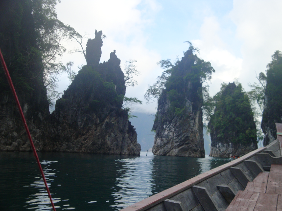 Limestone karsts everywhere - beautiful.