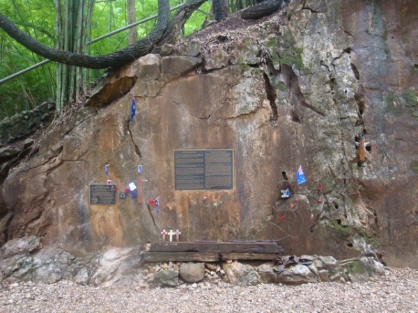 At the other end of the Pass were a couple of official memorials