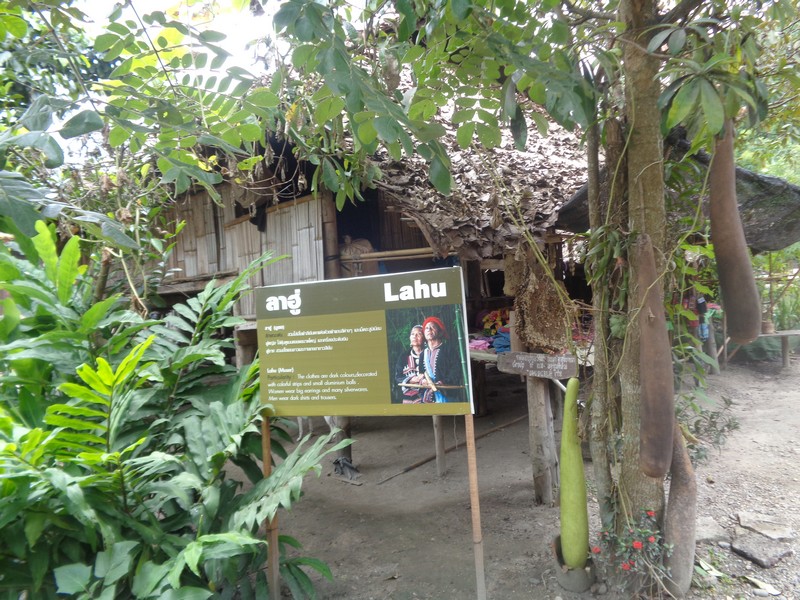 the ‘plastic’ very authentic looking village