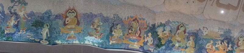 Artwork on Pagoda ceiling