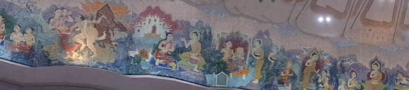 Artwork on Pagoda ceiling
