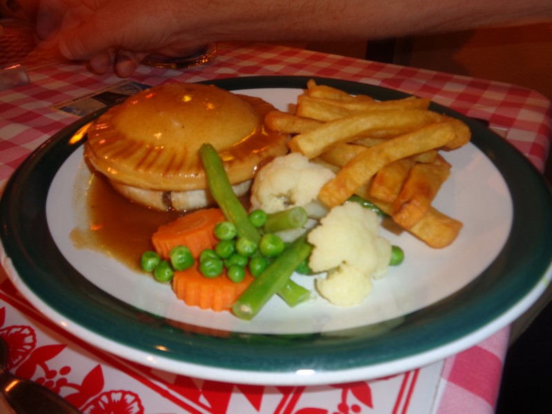 Beef &amp; Guinness Pie &amp; Chips