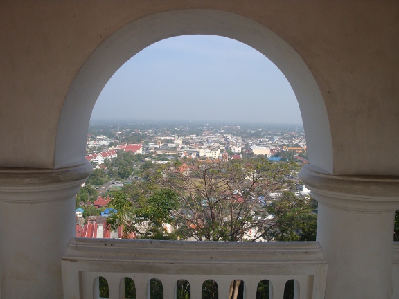 View through an arch