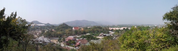 Panoramic view from the hill.
