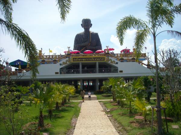 big monk statue near Prachuap