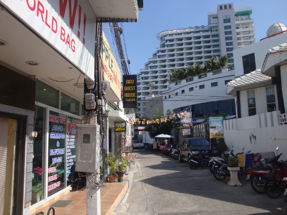 The road leading up to the temples.