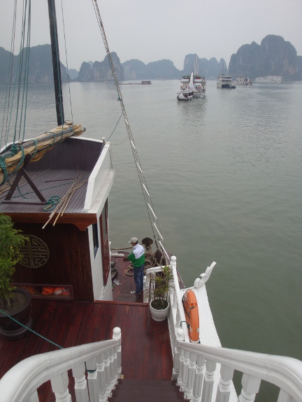 View over the bow