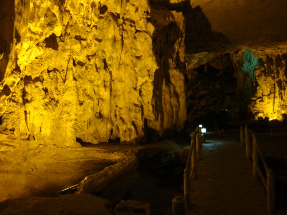 Inside the cave