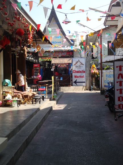 Entrance from the Night Market - daytime view