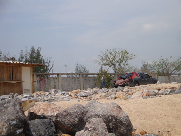 perimeter wall surrounding the restricted zone