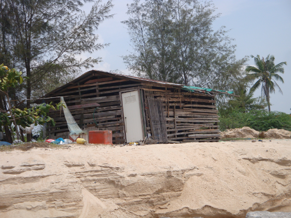 Many of the dwellings were very basic