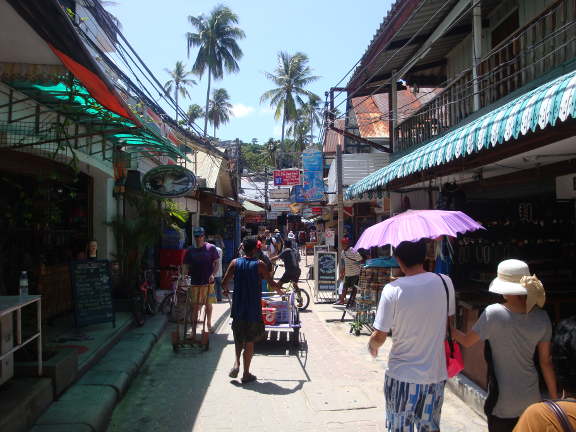 wandered through the streets