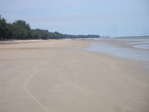 the cleanest stretch of beach since starting this journey several weeks ago