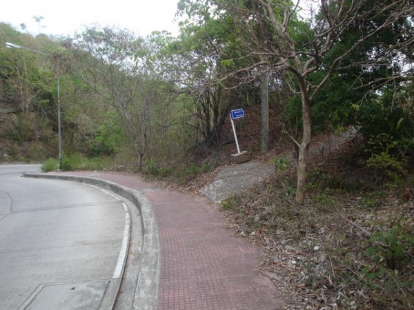 I spotted the signpost as I was taking the 'traffic free' route to Pala-U Road