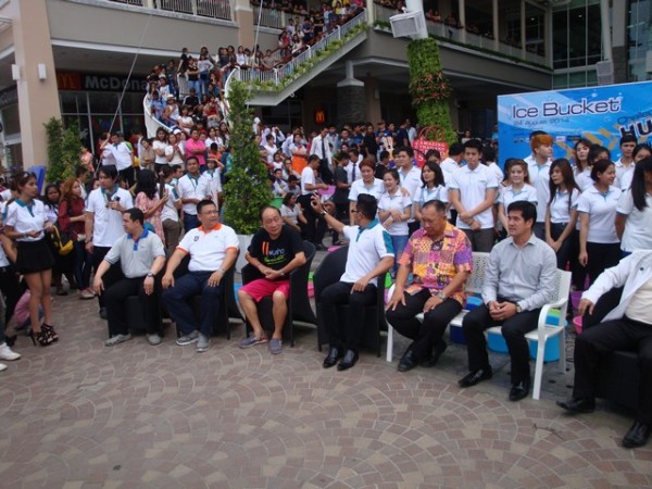 The dignitaries arrived