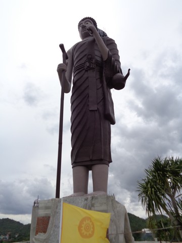 the huge Buddha figure was looking good