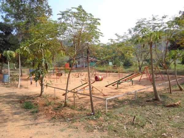 a substantial playground