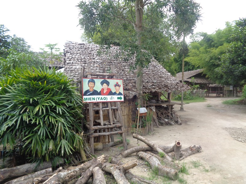 the ‘plastic’ very authentic looking village