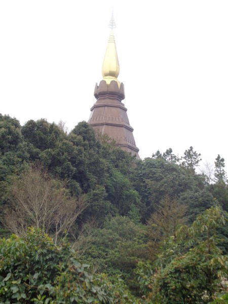 Half way up the mountain, there were a couple of Pagodas