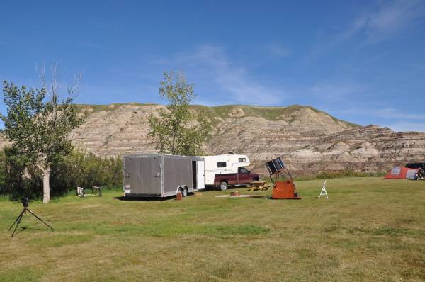 Camper trailer and Huge scope