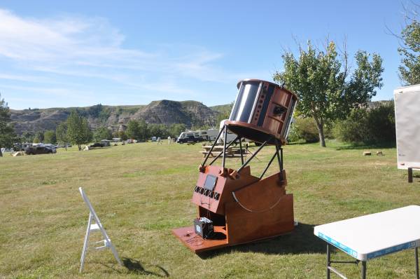 Close up of Dobbs telescope