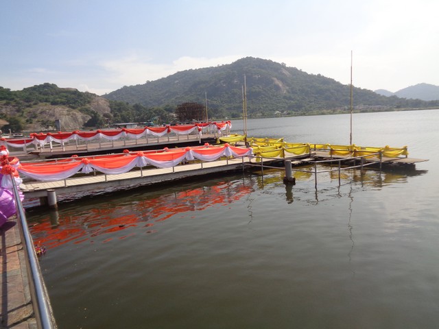 the launch station was in place