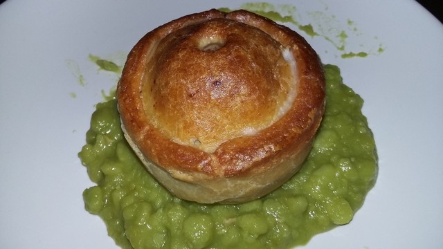 Pie &amp; Peas.  Pie from Hua Hin Ham &amp; Bacon.