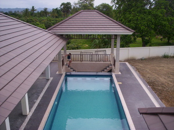 My pool and pool bar