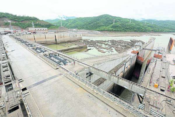 IN THE SPOTLIGHT: The Xayaburi Dam in Laos has become the focus of attention following a widespread drought which has affected several provinces along the Mekong River. Critics have linked the sharp decline in water levels to a trial run of electricity generators.