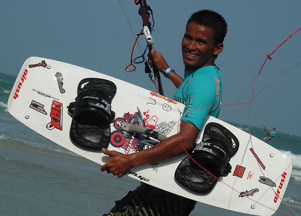 Thailand's number one kitesurfer ...