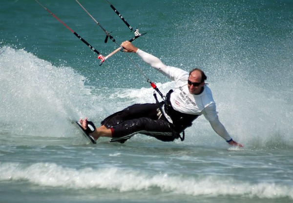 This dude was the God of kitesurfing ...