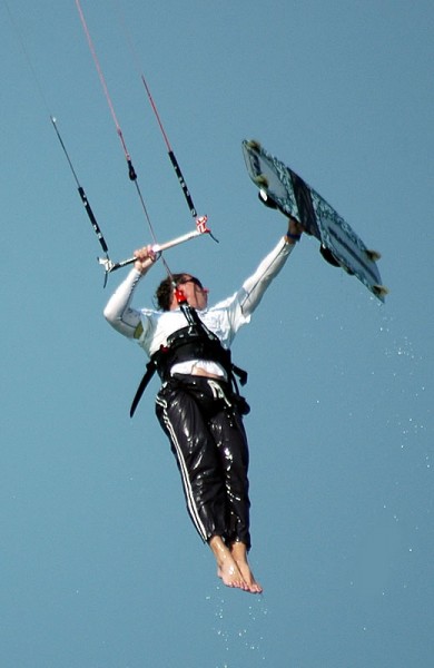 Captain Kite doing his Jesus thing ...