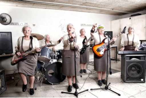 I think this band was once in a Robert Palmer video