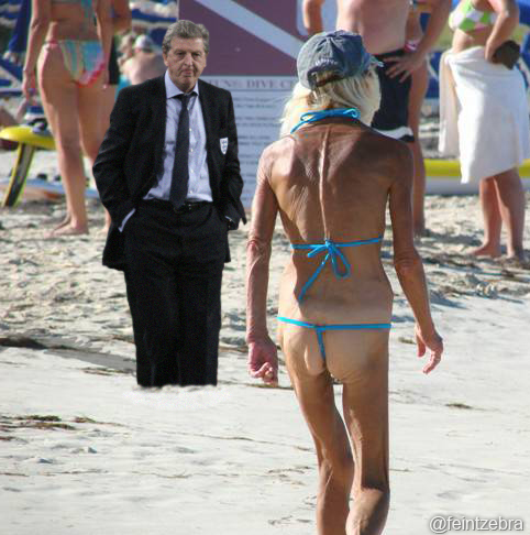 Roy Hodgson on the beach at Yalta,Crimea,Ukraine.jpg