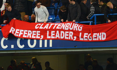 United fans at last nights Carling Cup tie.....jpg