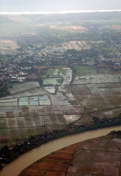 Central Vietnam from the air