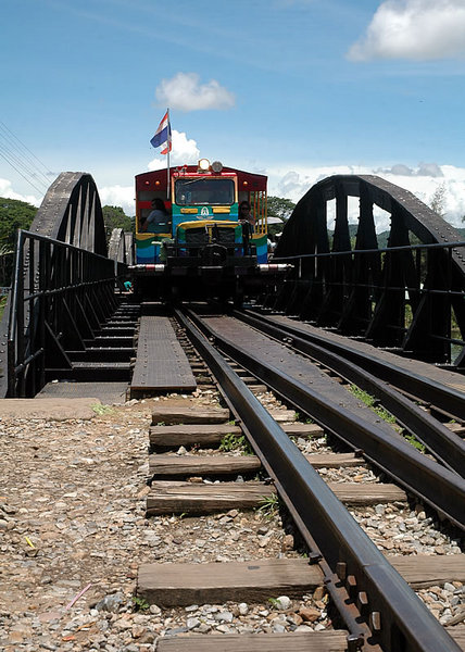 About to get hit by the tourist train