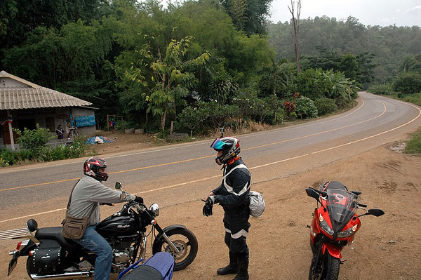 Village on the road to Burma.