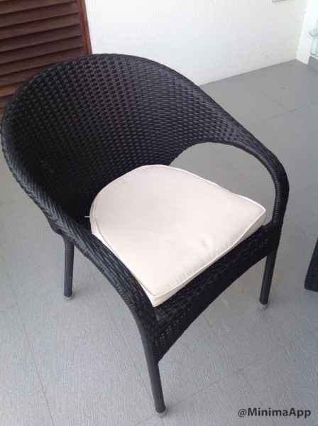 Chair &amp; cushion top view