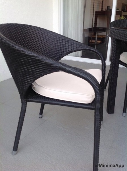 Chair &amp; cushion side view